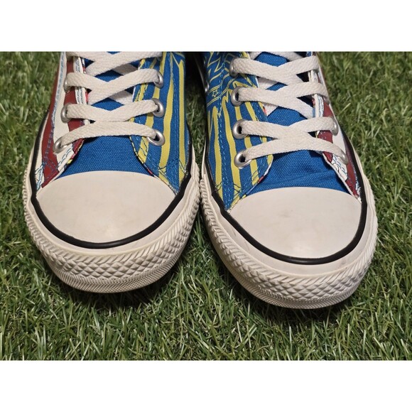 Converse Wonder Woman Vintage Comic Print Size Men's 7 Women's 9 EUC Rare HTF - Picture 4 of 12